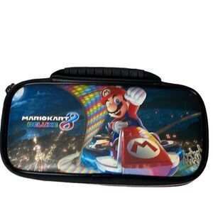 Mario Kart 8 Deluxe Carrying Case Nintendo Switch protective travel Case.
